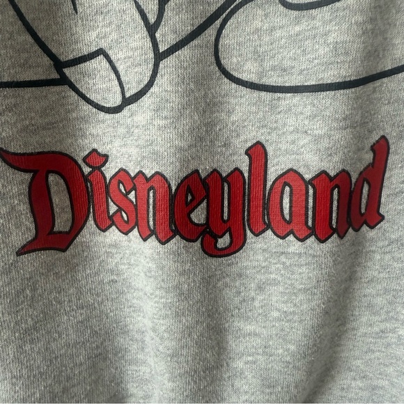 Like New! Mickey Mouse Disneyland / Disney Parks Grey Sweatshirt - Picture 3 of 10